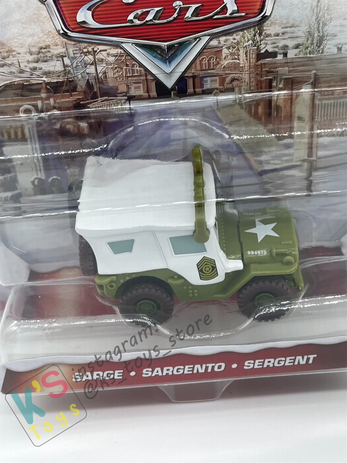 Winter Series SARGE Die Cast 1:55 (Disney Pixar Cars)