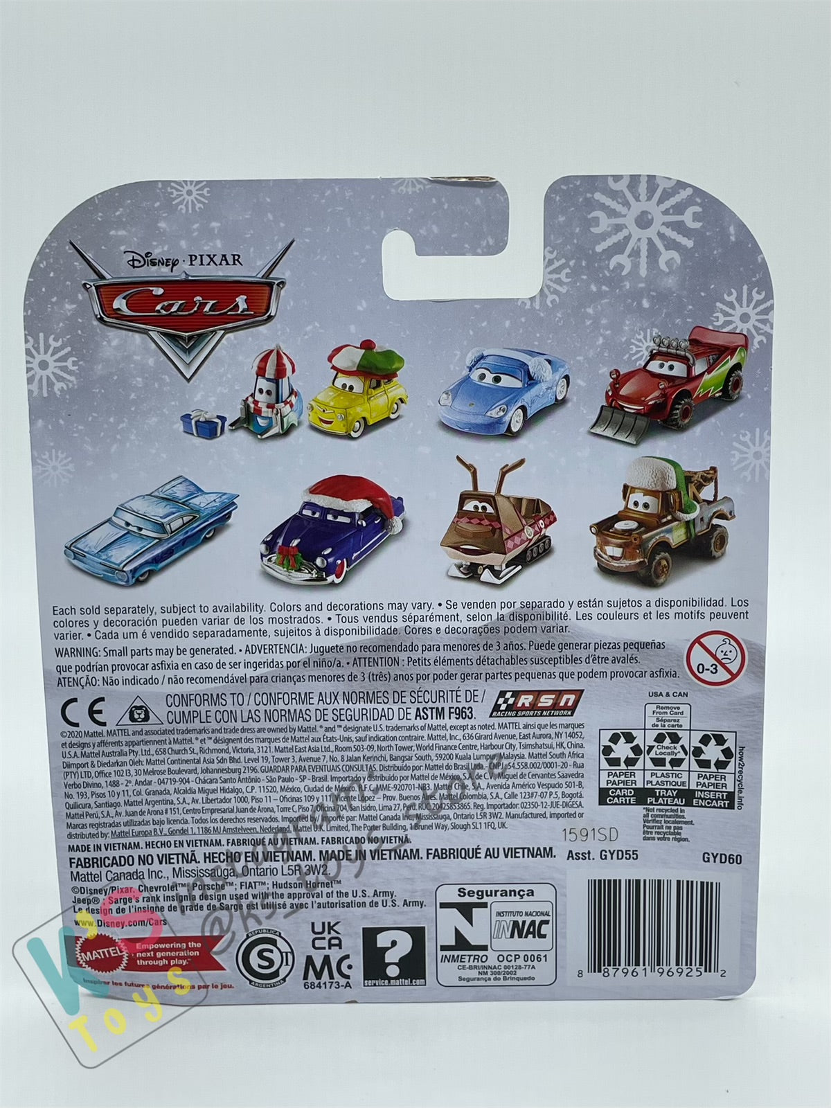 Winter Series SARGE Die Cast 1:55 (Disney Pixar Cars)