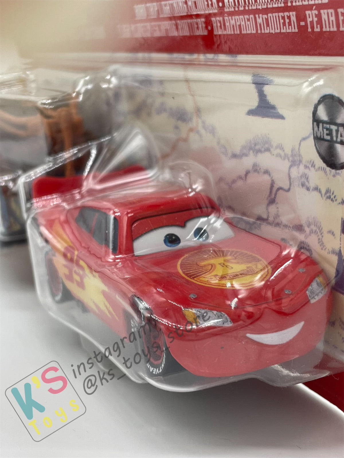 Disney Pixar Cars 1:55 2-Pack ROAD TRIP MATER & ROAD TRIP LIGHTNING MCQUEEN - BNIP