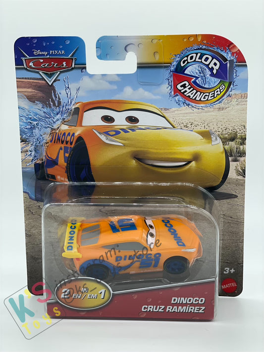 COLOR CHANGERS Disney Pixar Cars by MATTEL, DINOCO CRUZ RAMIREZ - 2023 RE-RELEASED BNIP