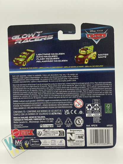 GLOW RACERS Disney Pixar Cars by MATTEL, DINOCO CRUZ RAMIREZ - CASE E 2023 - BNIP