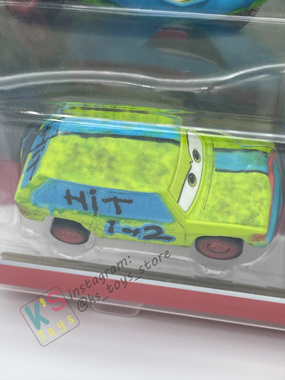 2-PACK Disney Pixar Cars 1:55 by Mattel, "HIT AND RUN" THUNDER HOLLOWS - BNIP