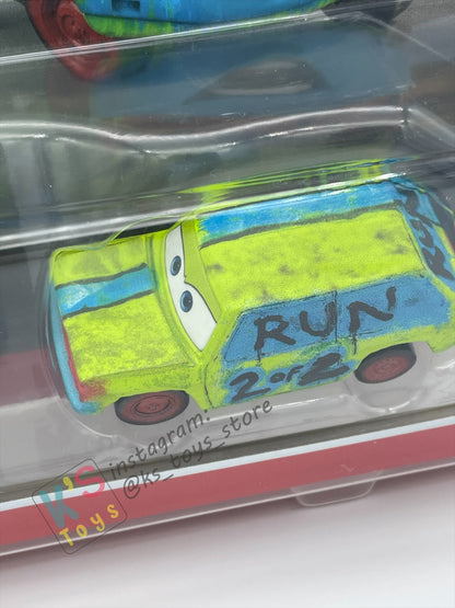 2-PACK Disney Pixar Cars 1:55 by Mattel, "HIT AND RUN" THUNDER HOLLOWS - BNIP