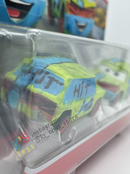 2-PACK Disney Pixar Cars 1:55 by Mattel, "HIT AND RUN" THUNDER HOLLOWS - BNIP