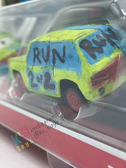 2-PACK Disney Pixar Cars 1:55 by Mattel, "HIT AND RUN" THUNDER HOLLOWS - BNIP