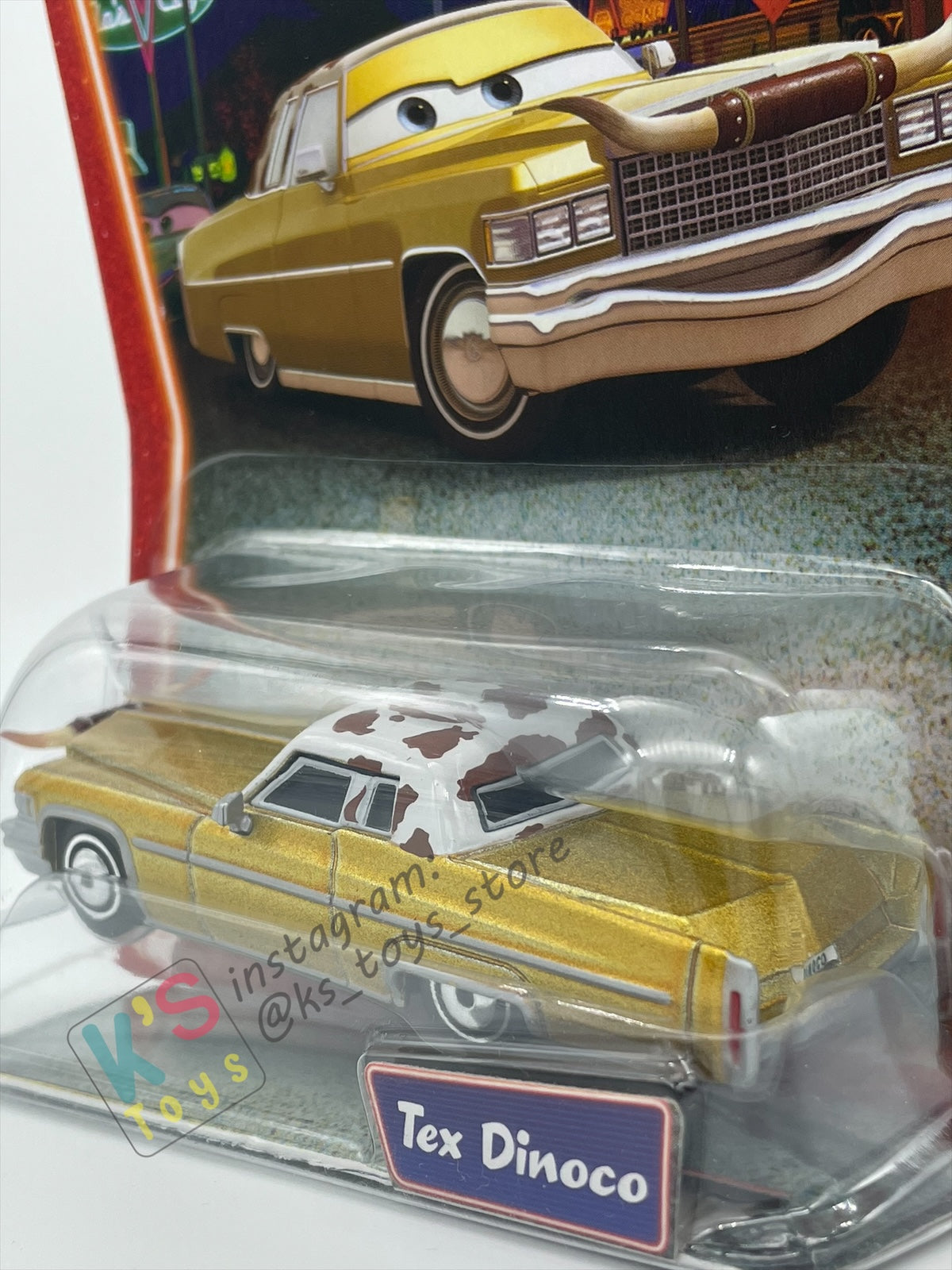 DISNEY PIXAR CARS BY MATTEL, TEX DINOCO - SUPERCHARGED SERIES - BNIP