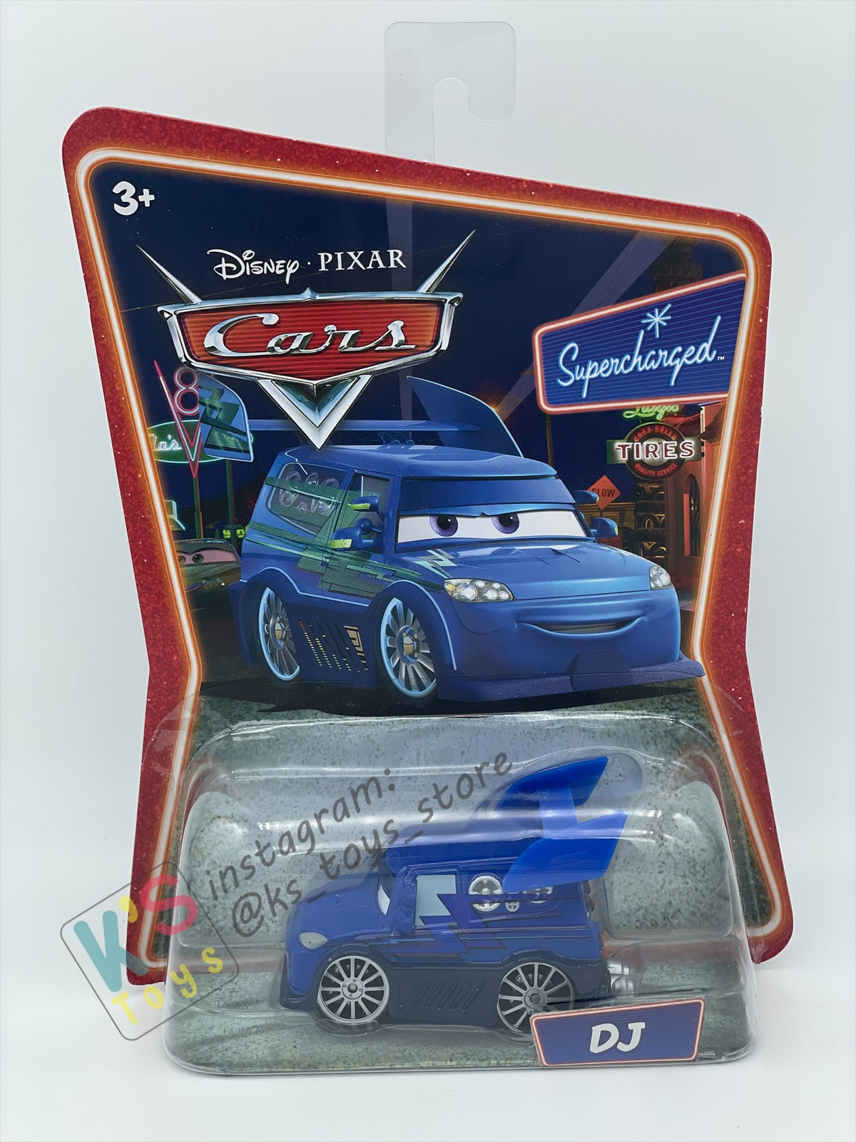 DISNEY PIXAR CARS BY MATTEL, SUPERCHARGED SERIES - DJ - BNIP