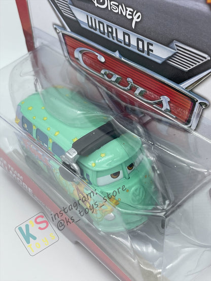 DISNEY PIXAR CARS BY MATTEL, RACE TEAM FILLMORE WITH HEADSET - 95 PIT CREW SERIES - BNIP