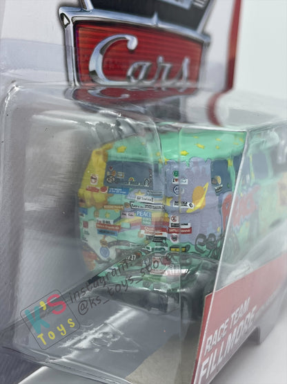 DISNEY PIXAR CARS BY MATTEL, RACE TEAM FILLMORE WITH HEADSET - 95 PIT CREW SERIES - BNIP