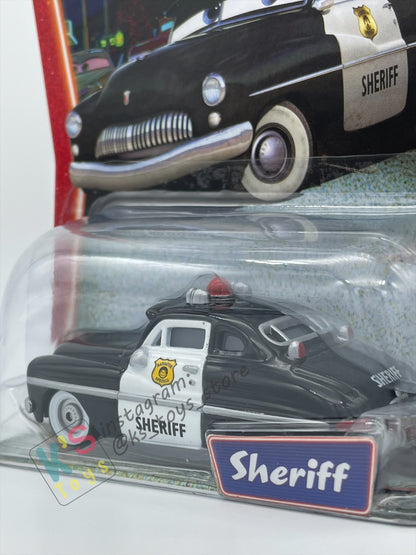 DISNEY PIXAR CARS BY MATTEL, "SHERIFF" - SUPERCHARGED SERIES - BNIP