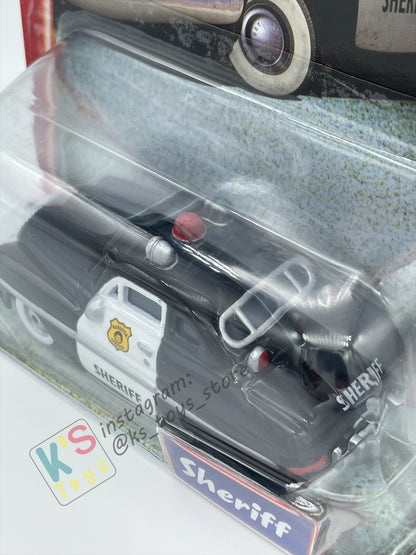DISNEY PIXAR CARS BY MATTEL, "SHERIFF" - SUPERCHARGED SERIES - BNIP