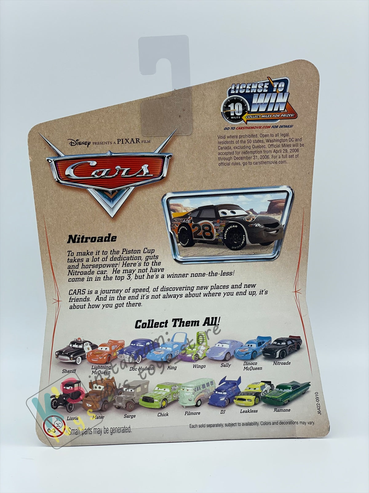 DISNEY PIXAR CARS BY MATTEL 1:55, "NITROADE", FIRST CARS RELEASED SERIES - BNIP