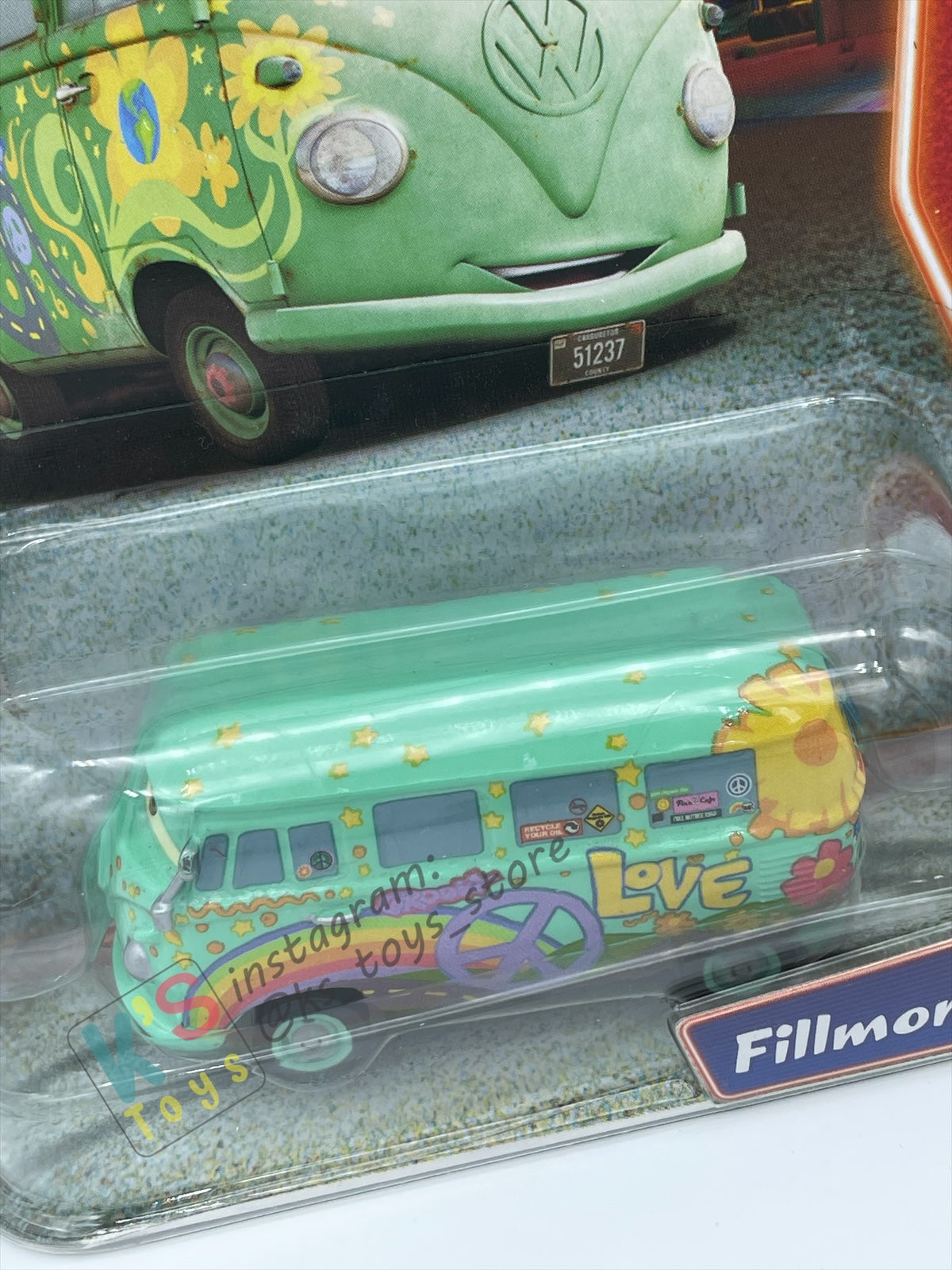DISNEY PIXAR CARS BY MATTEL, FILLMORE - SUPERCHARGED SERIES - BNIP