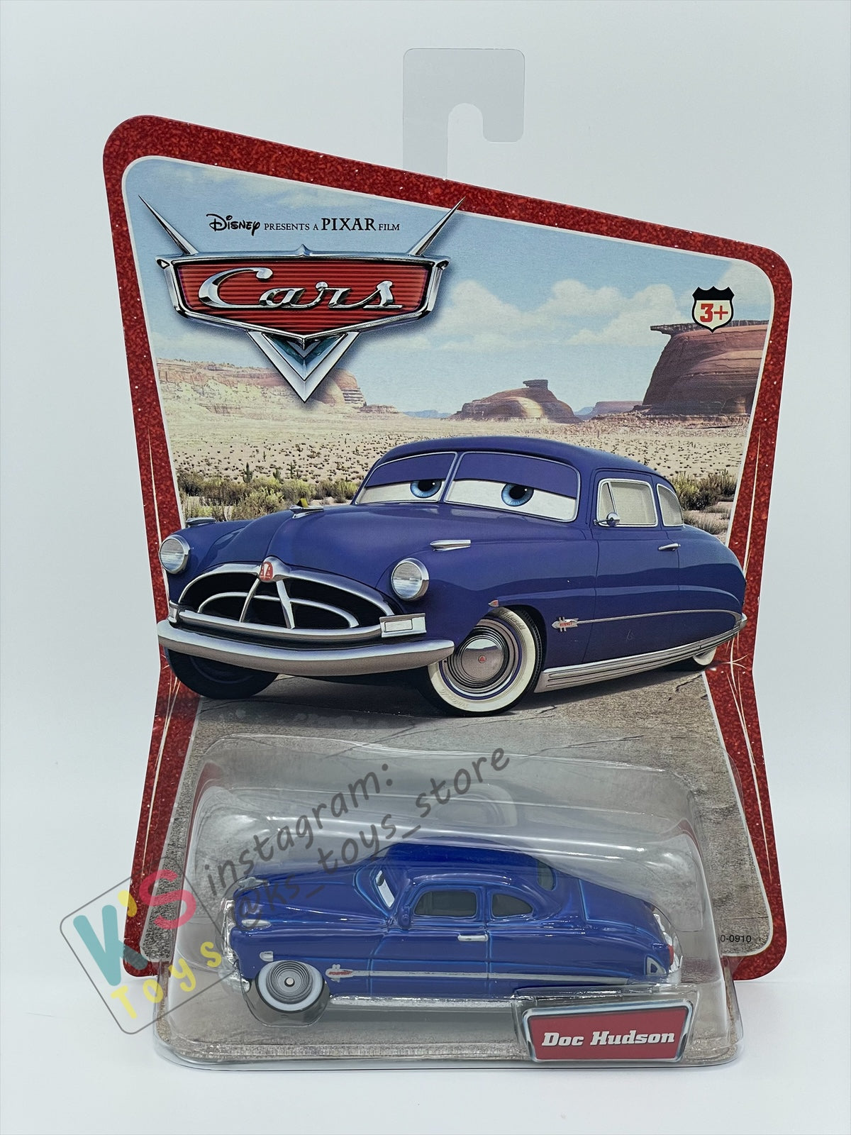 DISNEY PIXAR CARS BY MATTEL 1:55, "DOC HUDSON", FIRST CARS RELEASED SERIES - BNIP