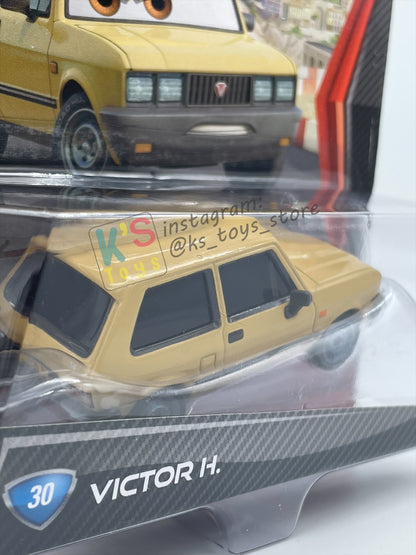 DISNEY PIXAR CARS 1:55 BY MATTEL, VICTOR HUGO - CARS 2 SERIES - BNIP