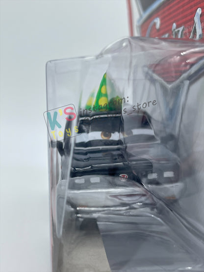 DISNEY PIXAR CARS BY MATTEL, ALEXANDER HUGO WITH PARTY HAT - CARS 2 - BNIP