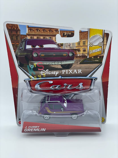 DISNEY PIXAR CARS BY MATTEL 1:55 - J. CURBY GREMLIN - LEMONS SERIES - BNIP