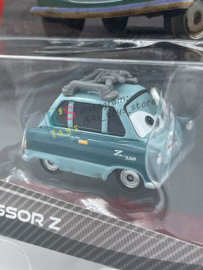 DISNEY PIXAR CARS 1:55 BY MATTEL, "PROFESSOR Z" - CARS 2 SERIES - BNIP