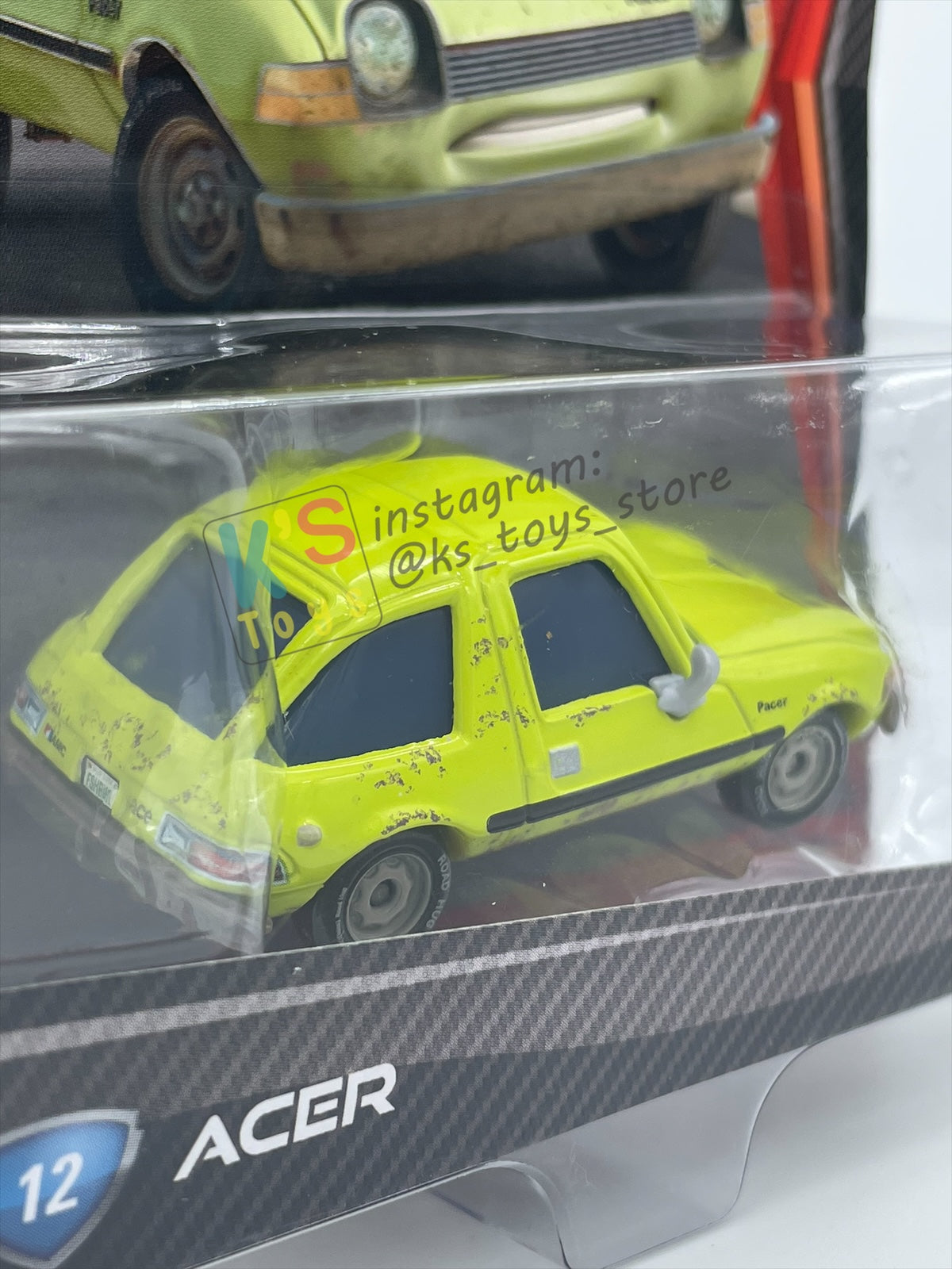 DISNEY PIXAR CARS 1:55 BY MATTEL, "ACER" CARS 2 - BNIP