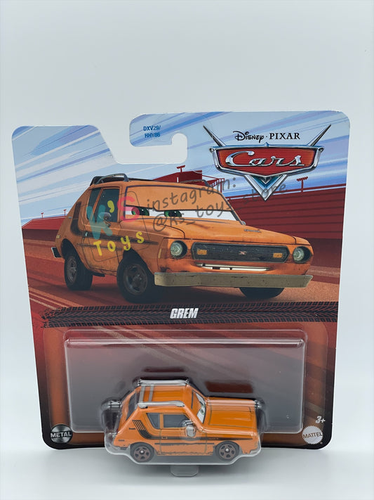DISNEY PIXAR CARS 1:55  BY MATTEL, "GREM" - 2025 RE-RELEASED - BNIP