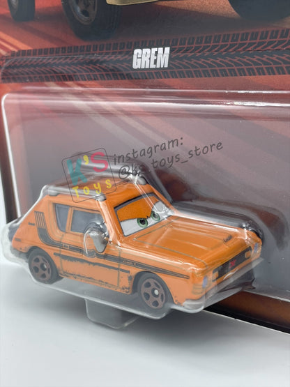 DISNEY PIXAR CARS 1:55  BY MATTEL, "GREM" - 2025 RE-RELEASED - BNIP