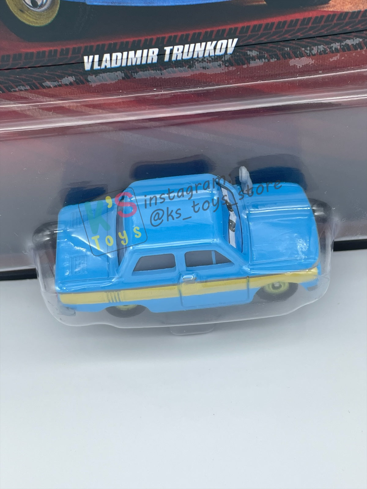 DISNEY PIXAR CARS 1:55  BY MATTEL, "VLADIMIR TRUNKOV" - 2023 RE-RELEASED - BNIP