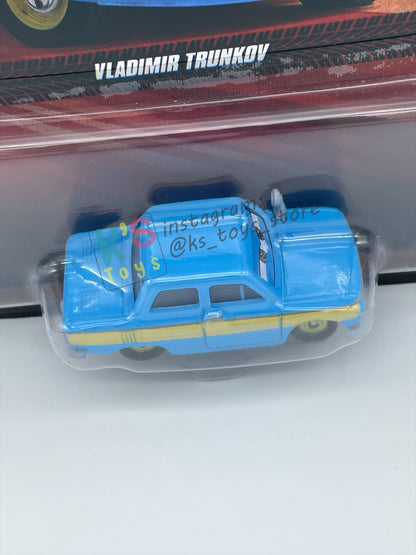DISNEY PIXAR CARS 1:55  BY MATTEL, "VLADIMIR TRUNKOV" - 2023 RE-RELEASED - BNIP