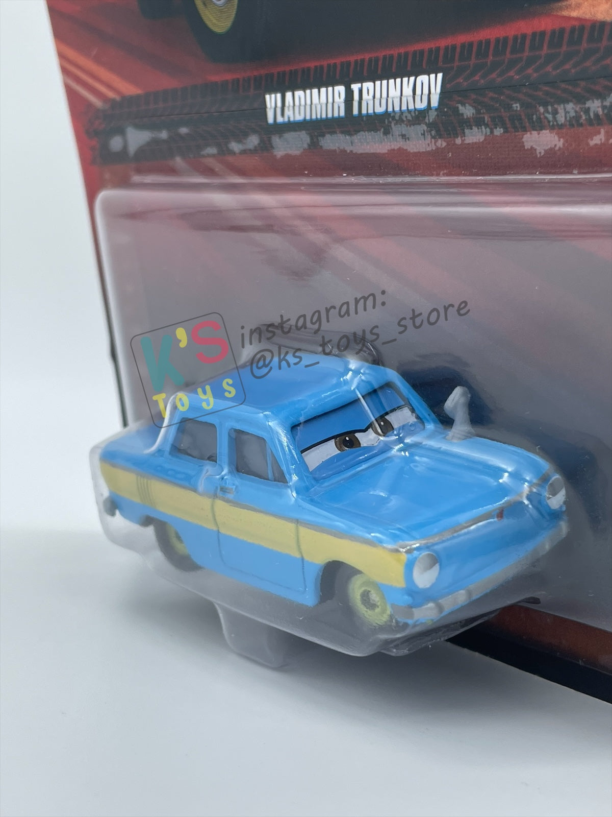 DISNEY PIXAR CARS 1:55  BY MATTEL, "VLADIMIR TRUNKOV" - 2023 RE-RELEASED - BNIP