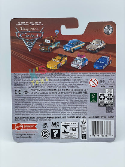 DISNEY PIXAR CARS 1:55  BY MATTEL, "VLADIMIR TRUNKOV" - 2023 RE-RELEASED - BNIP