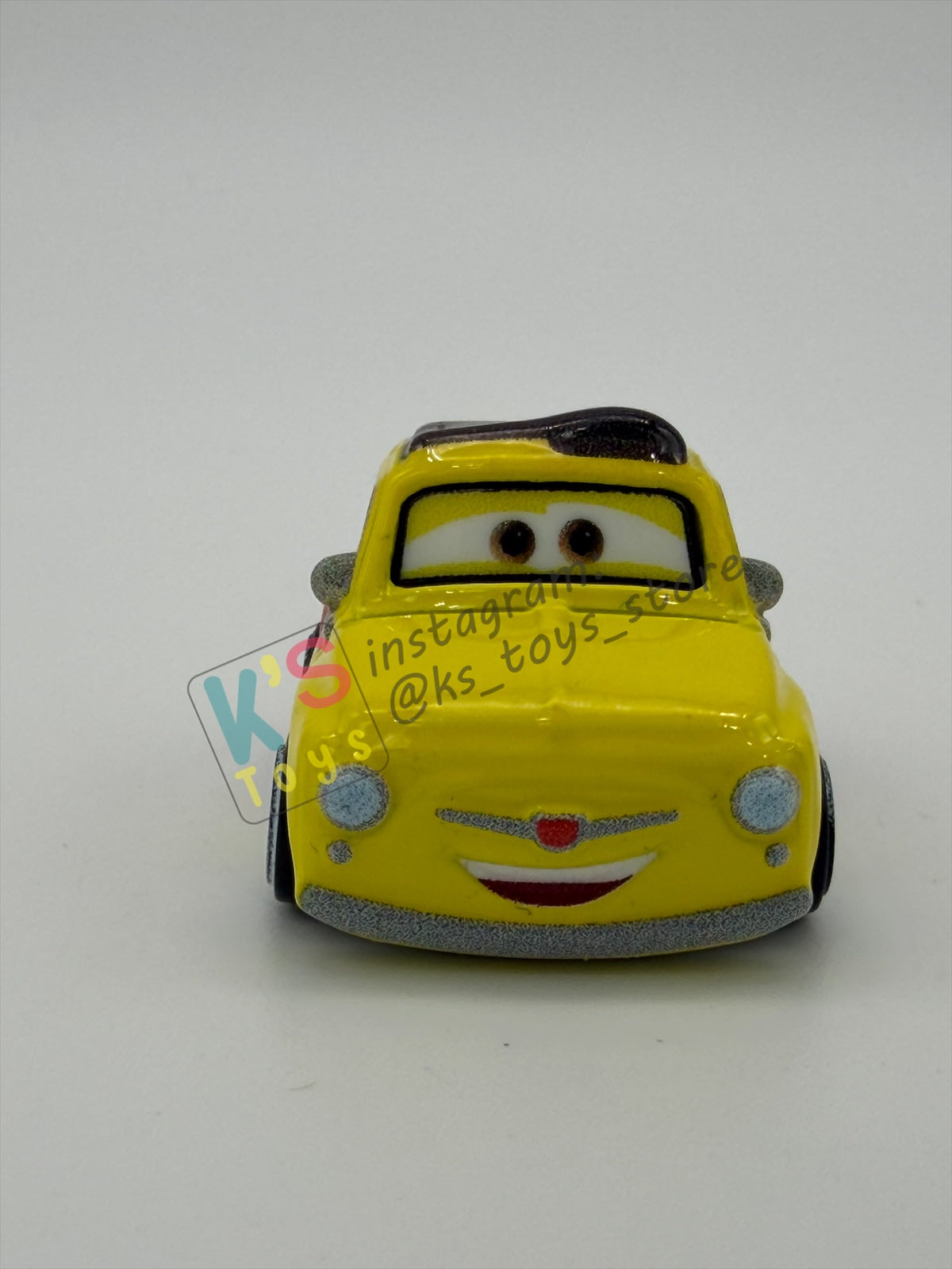Loose Mini Racers Pixar Disney Cars, RACE RESCUE LUIGI - Mint / Near Mint Condition