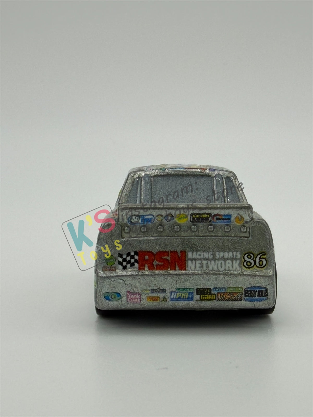 Loose Mini Racers Pixar Disney Cars, SILVER CHICK HICKS - Mint / Near Mint Condition