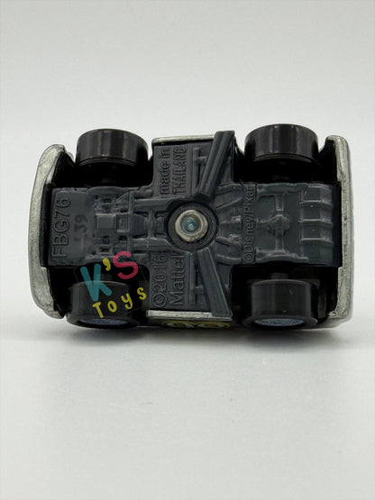 Loose Mini Racers Pixar Disney Cars, SILVER CHICK HICKS - Mint / Near Mint Condition