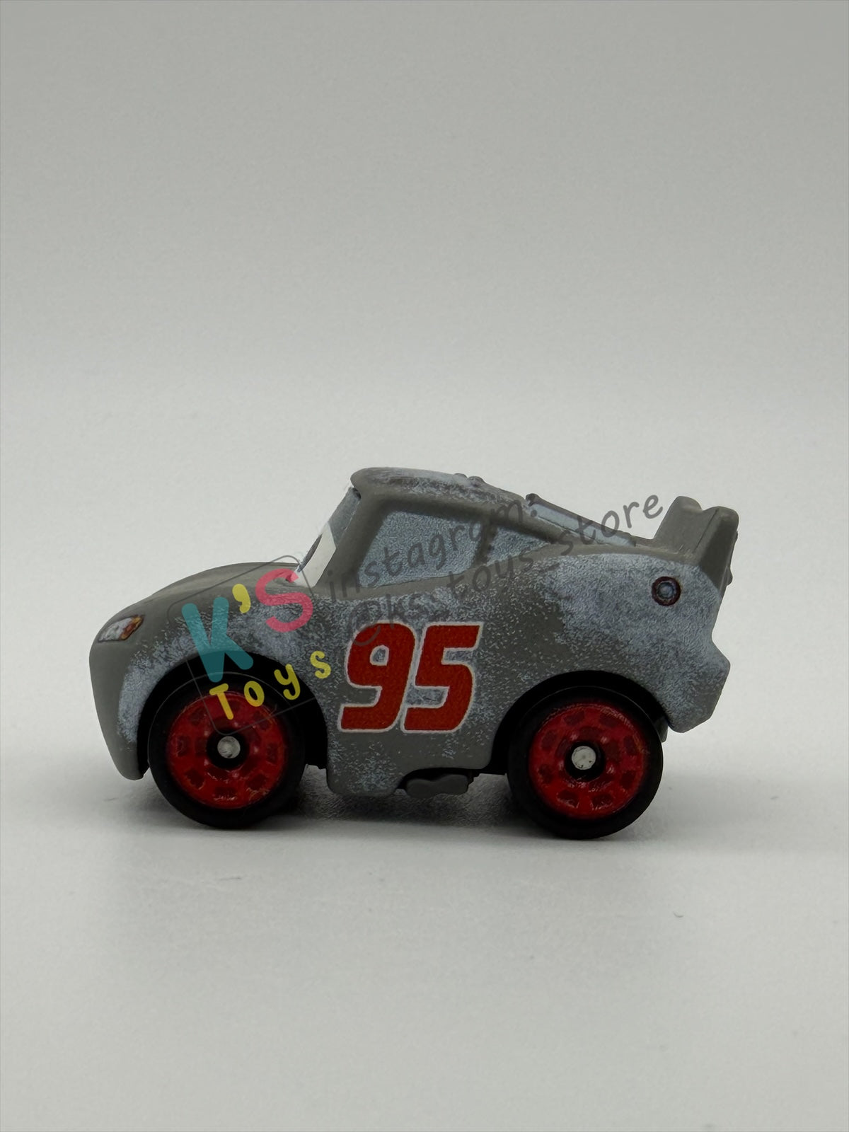 Loose Mini Racers Pixar Disney Cars, PRIMER LIGHTNING MCQUEEN - Mint / Near Mint Condition