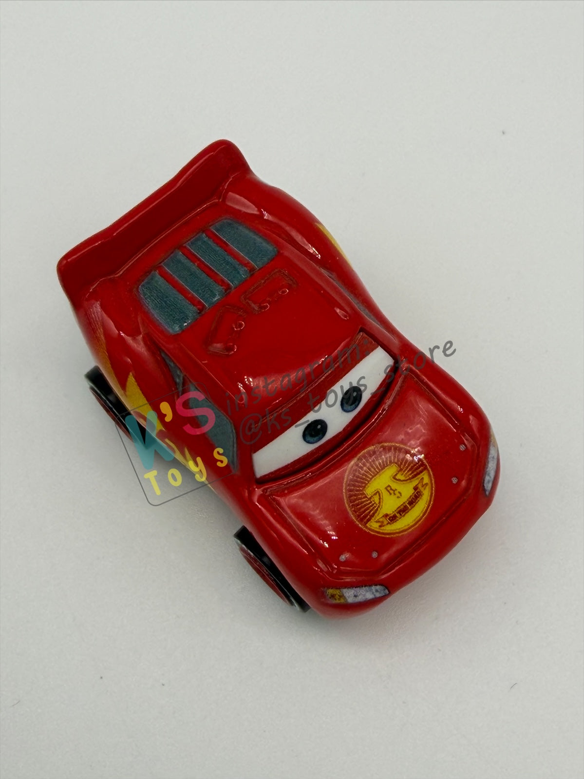 Loose Mini Racers Pixar Disney Cars, ROAD TRIP LIGHTNING MCQUEEN - Mint / Near Mint Condition