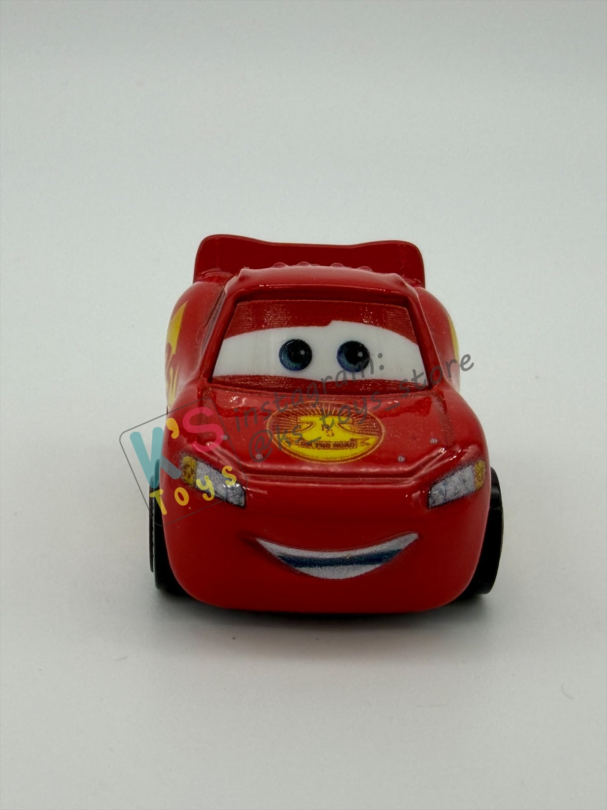 Loose Mini Racers Pixar Disney Cars, ROAD TRIP LIGHTNING MCQUEEN - Mint / Near Mint Condition