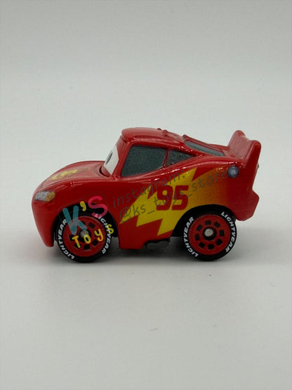 Loose Mini Racers Pixar Disney Cars, ROAD TRIP LIGHTNING MCQUEEN - Mint / Near Mint Condition