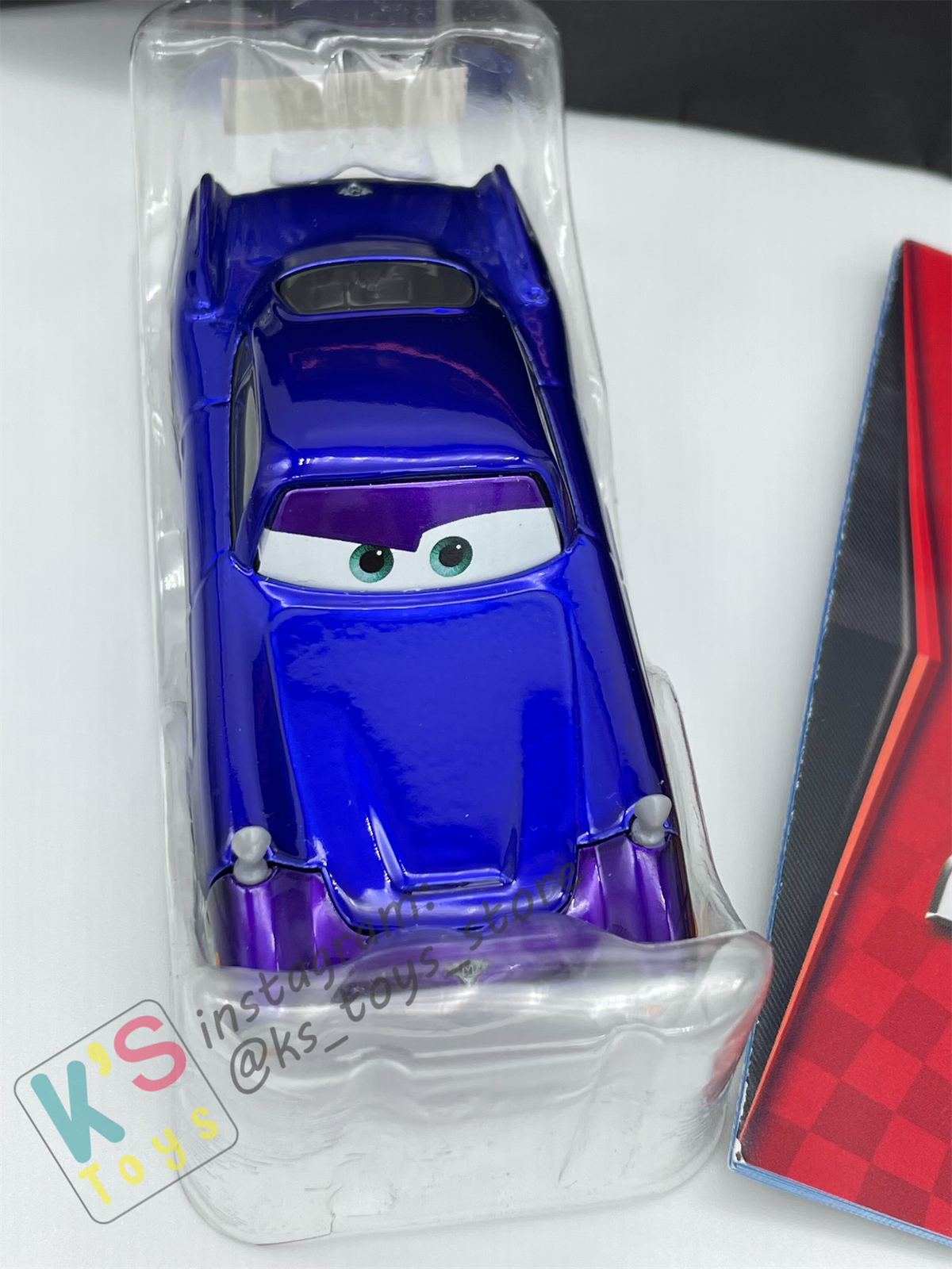 RARE Disney Pixar Cars by Mattel, BLUE RANSBURG FINN MCMISSILE (Top Secret Bonus) - Exclusive D23 EXPO  - BNIP