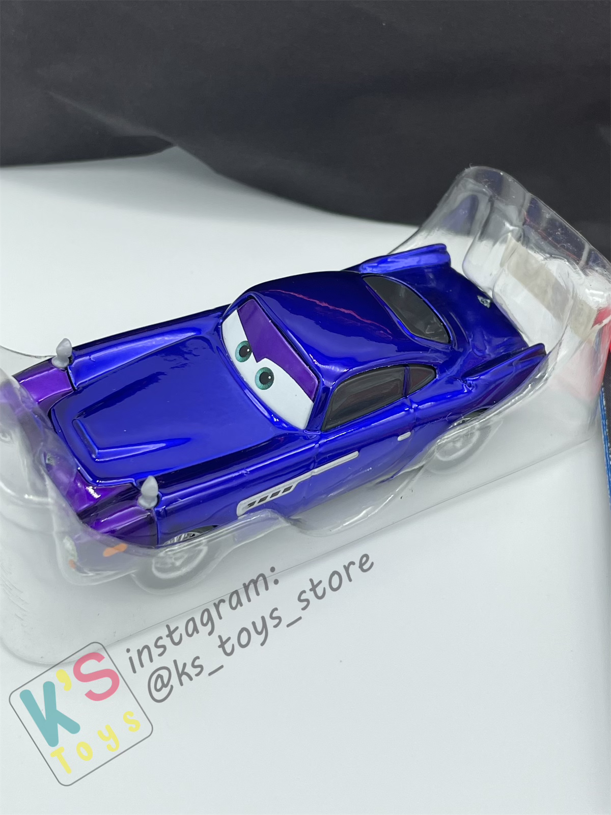 RARE Disney Pixar Cars by Mattel, BLUE RANSBURG FINN MCMISSILE (Top Secret Bonus) - Exclusive D23 EXPO  - BNIP