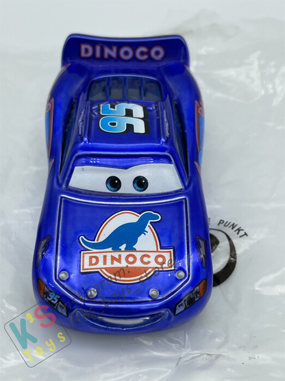 PRE-OWNED / LOOSE DISNEY PIXAR CARS - RARE LIMITED BLUE RANSBURG BLU-RAY LIGHTNING MCQUEEN - EXCELLENT CONDITION