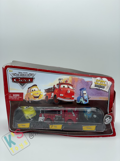 STORY TELLERS DISNEY PIXAR CARS BY MATTEL - LUIGI, RED, AND GUIDO - BNIP