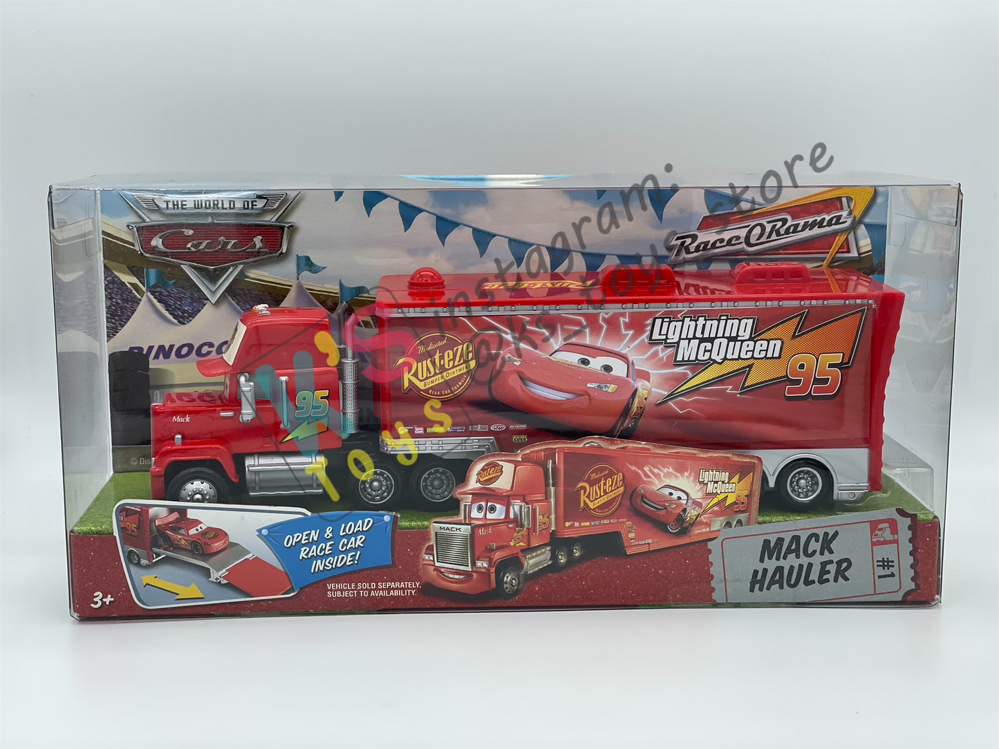 Haulers Disney Pixar Cars by Mattel, MACK -  Cars 1, Race ORama - BNIP