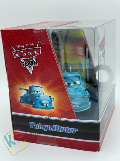 2010 Exclusive SDCC Tokyo Mater with Flames - Rare Disney Pixar Cars by MattyCollector.com - BNIB