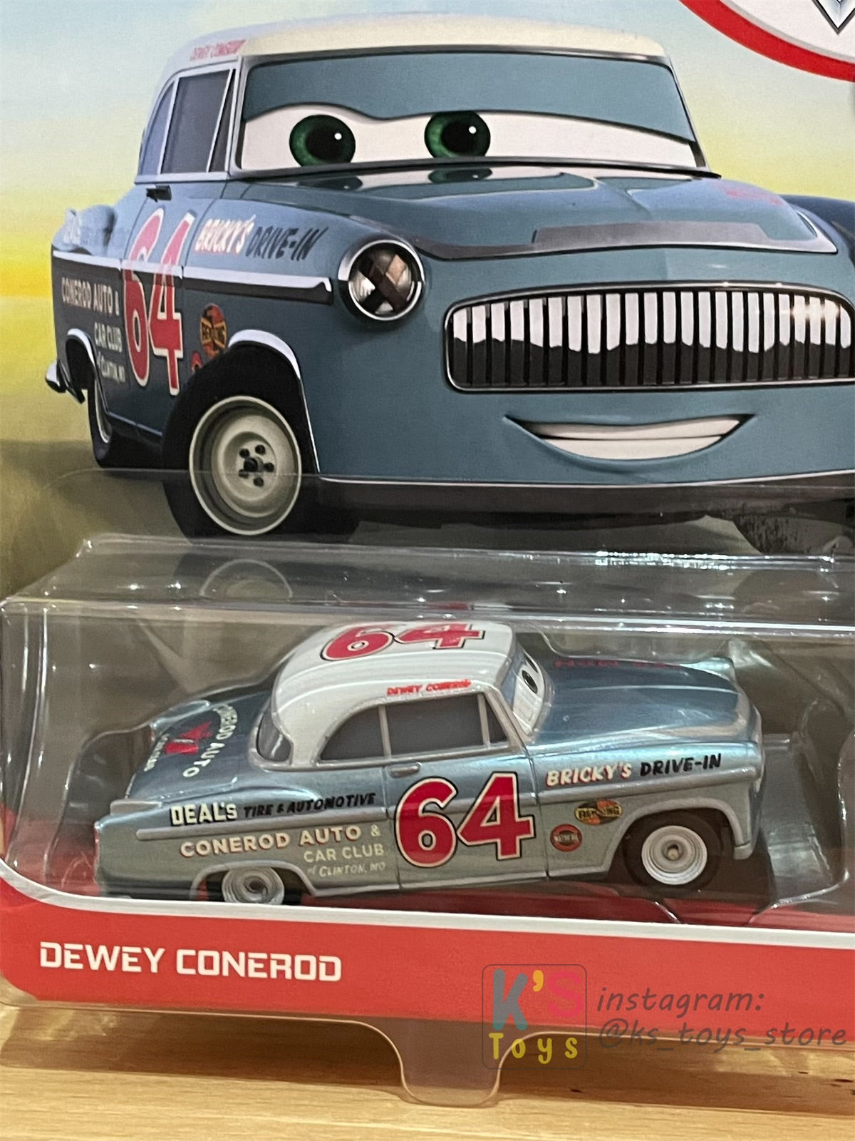 DISNEY PIXAR CARS BY MATTEL, DEWEY CONEROD - 2021 NEW RELEASE - BNIP