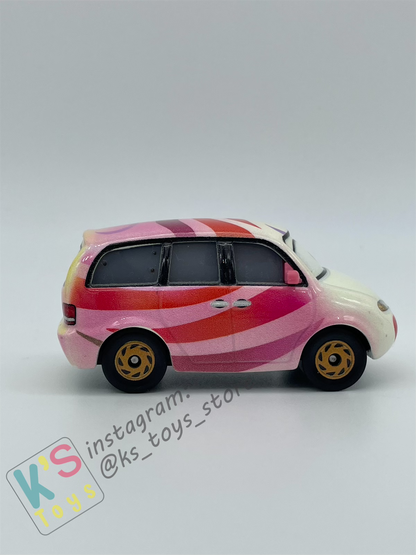 PRE-OWNED / LOOSE DISNEY PIXAR CARS - CLAIRE GUNZ'ER - CARS ON THE ROAD "SHOW TIME" - EXCELLENT CONDITION