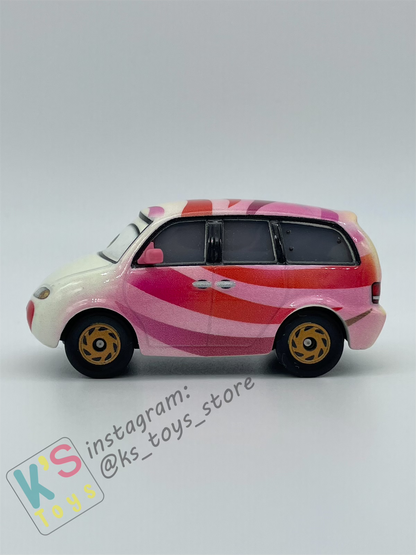 PRE-OWNED / LOOSE DISNEY PIXAR CARS - CLAIRE GUNZ'ER - CARS ON THE ROAD "SHOW TIME" - EXCELLENT CONDITION