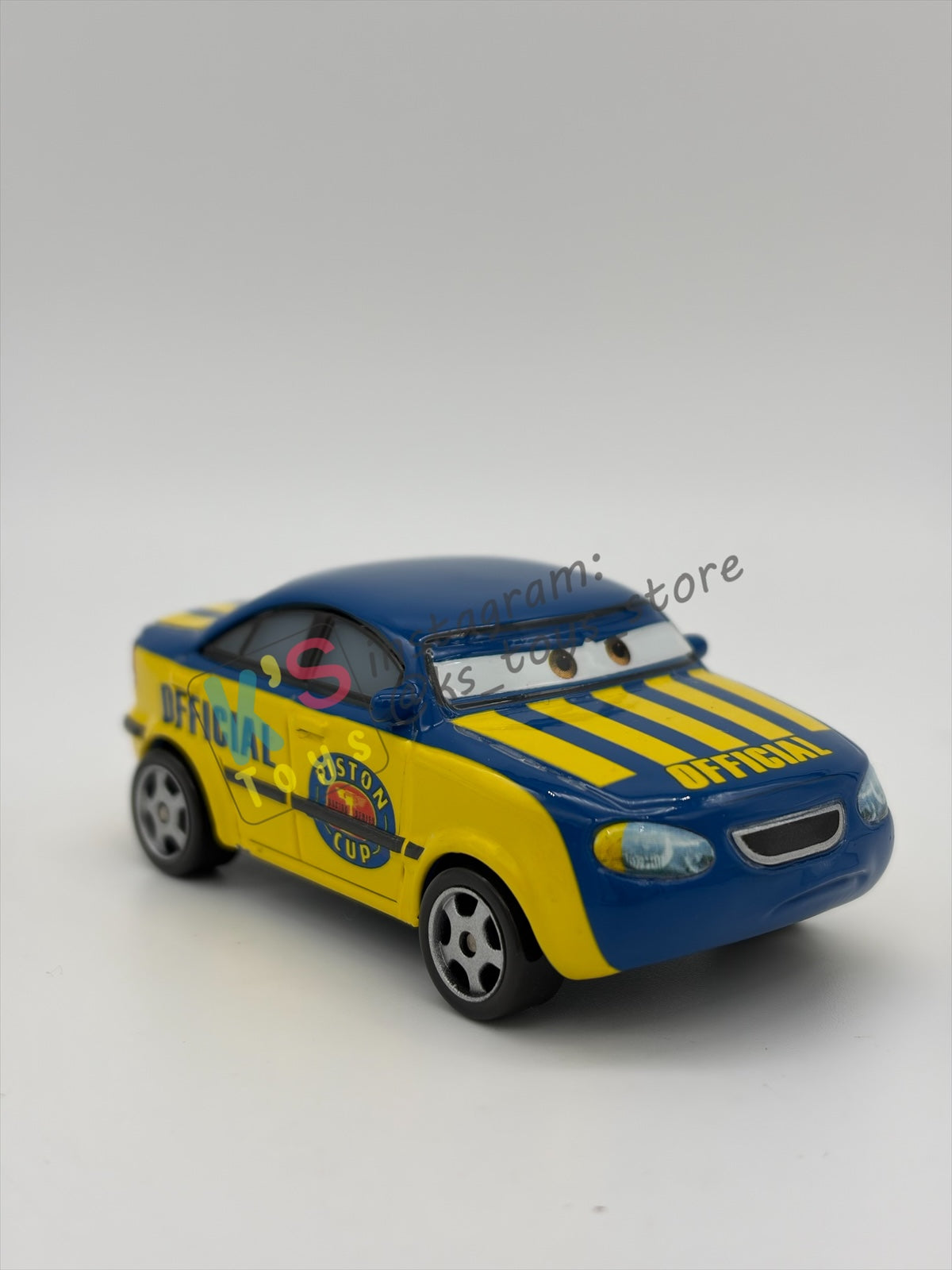 PRE-OWNED / LOOSE DISNEY PIXAR CARS BY MATTEL - "RACE OFFICIAL TOM" CARS SERIES - MINT/NEAR MINT CONDITION - READ DESCRIPTION!!!!!!!!!!