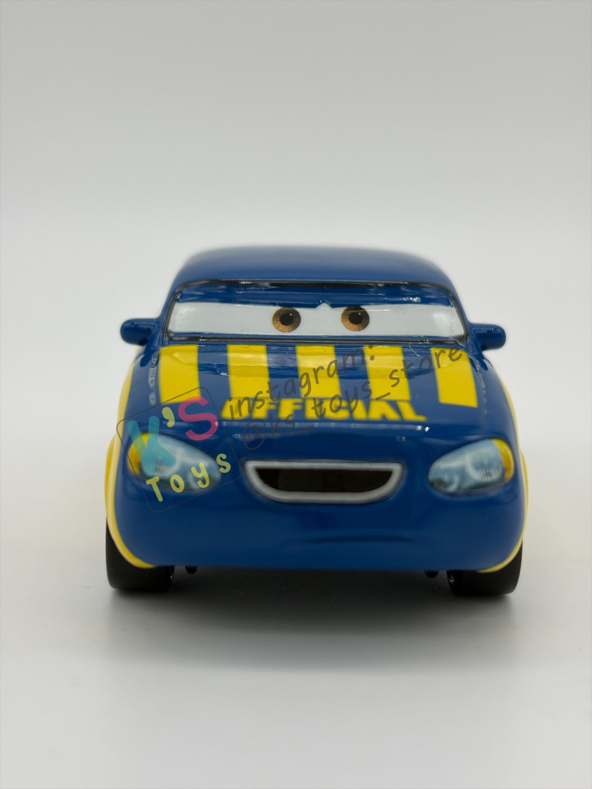 PRE-OWNED / LOOSE DISNEY PIXAR CARS BY MATTEL - "RACE OFFICIAL TOM" CARS SERIES - MINT/NEAR MINT CONDITION - READ DESCRIPTION!!!!!!!!!!