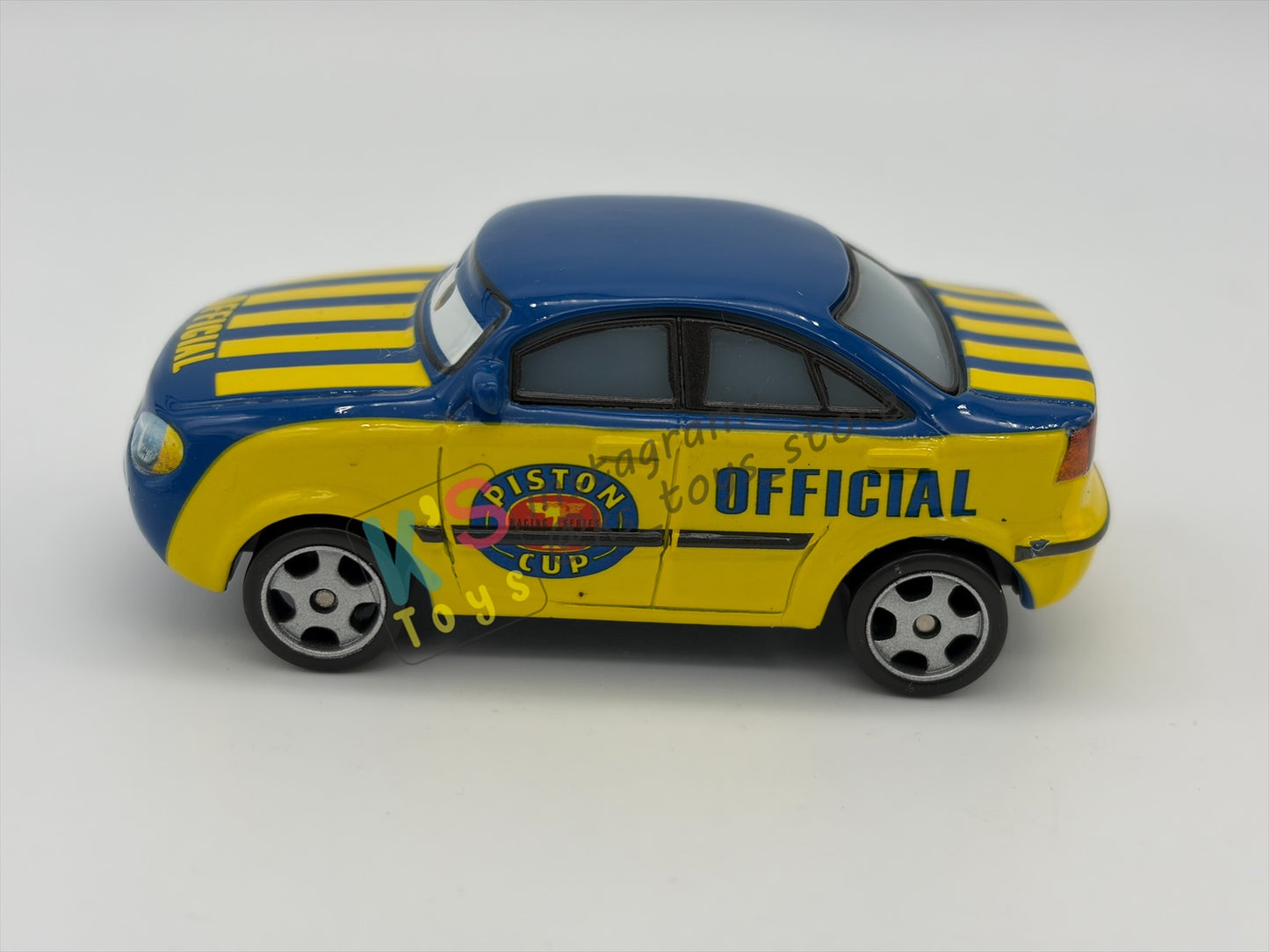 PRE-OWNED / LOOSE DISNEY PIXAR CARS BY MATTEL - "RACE OFFICIAL TOM" CARS SERIES - MINT/NEAR MINT CONDITION - READ DESCRIPTION!!!!!!!!!!