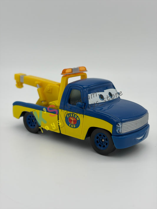 PRE-OWNED / LOOSE DISNEY PIXAR CARS - "RACE TOW TRUCK TOM" CARS SERIES - NEAR MINT CONDITION