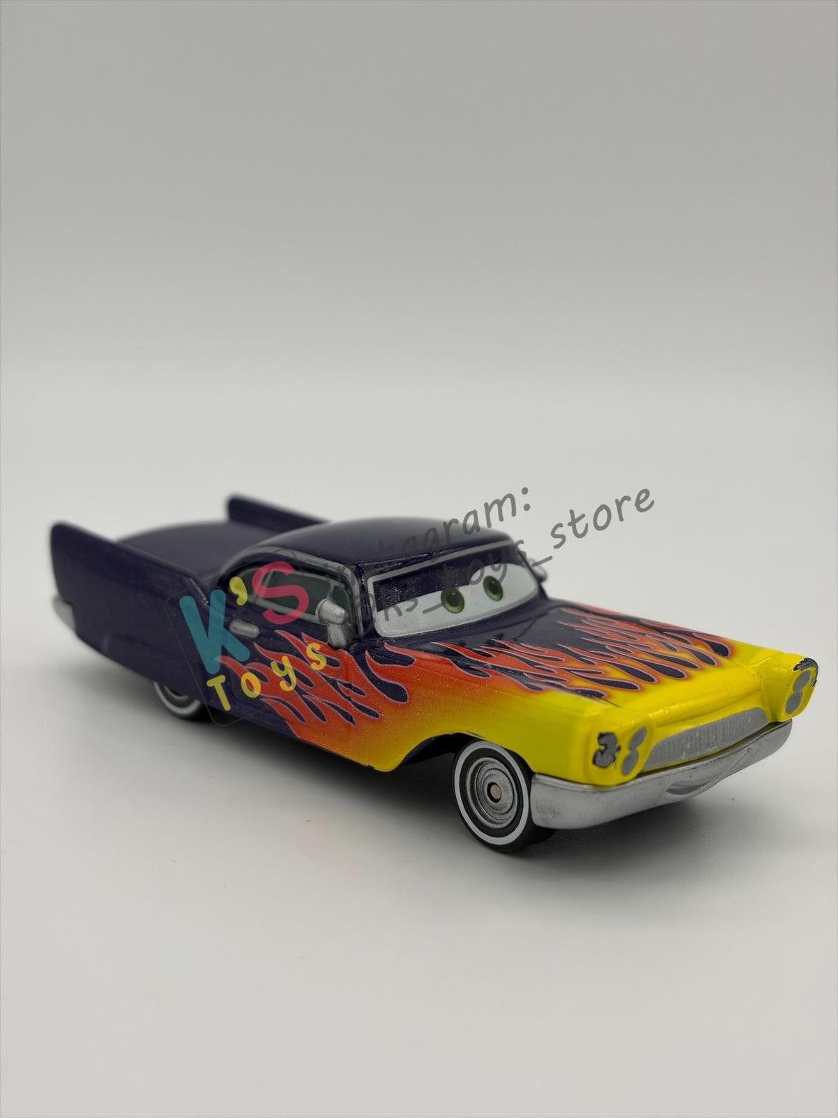 PRE-OWNED / LOOSE DISNEY PIXAR CARS BY MATTEL, "GRETA" - CARS SERIES - GOOD CONDITION - READ DESCRIPTION!!!!!!!!!!!